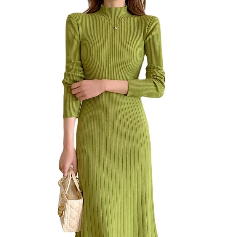 Chic A-Line Sweater Dress
