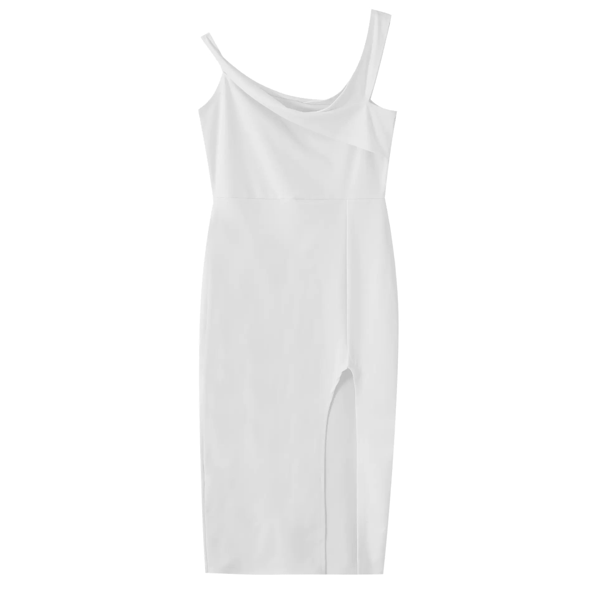 Elegant Off-Shoulder Midi Dress for Women