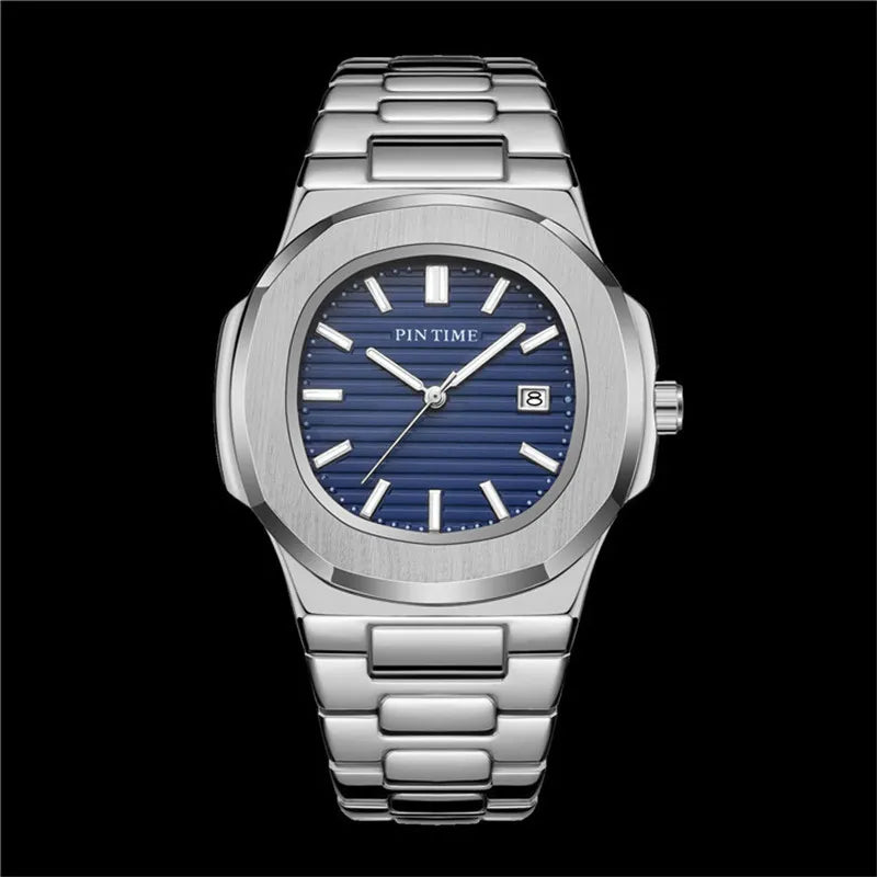 Luminous Quartz Calendar Watch
