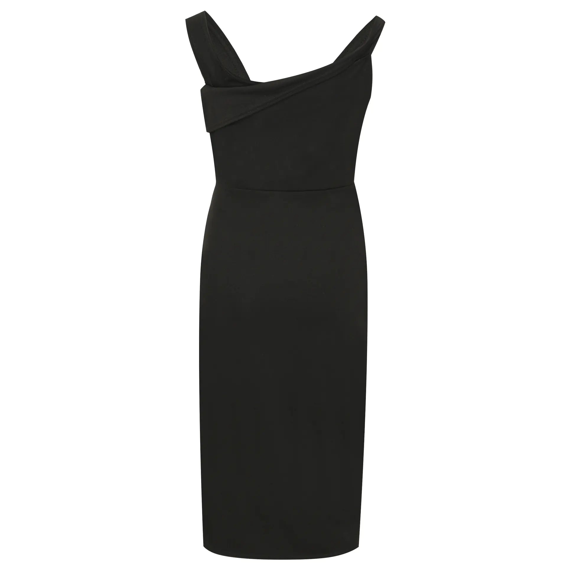 Elegant Off-Shoulder Midi Dress for Women