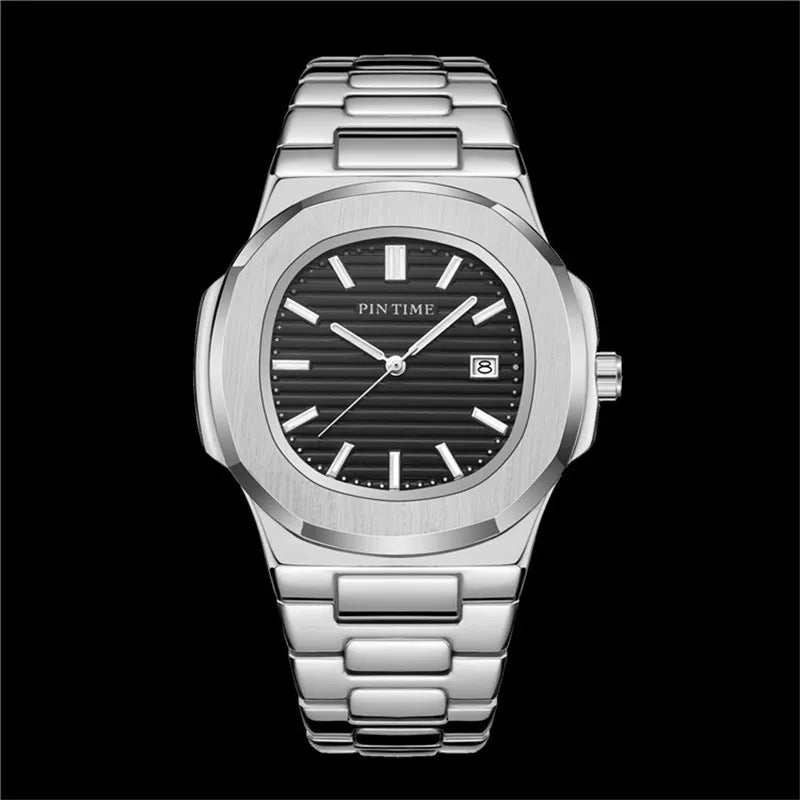 Luminous Quartz Calendar Watch