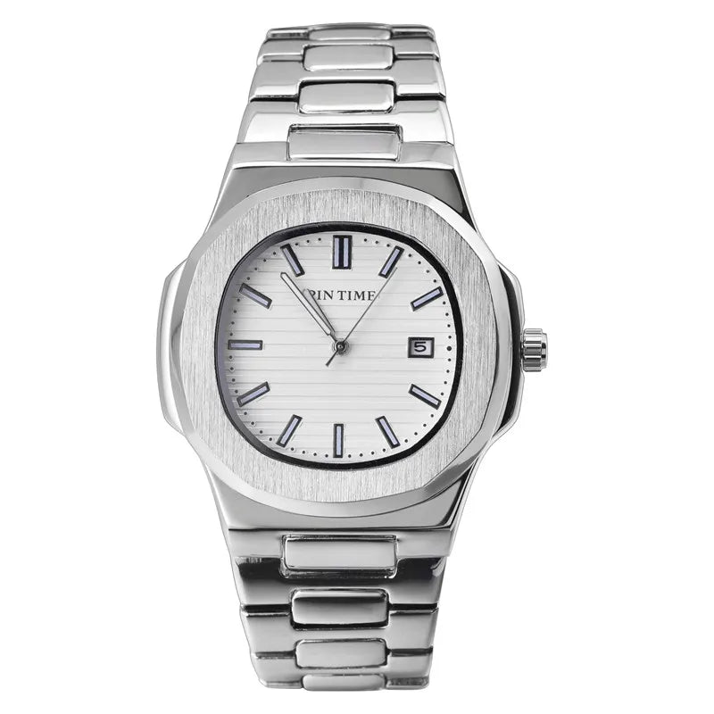 Luminous Quartz Calendar Watch